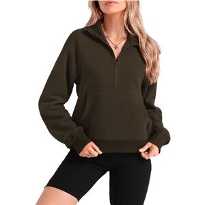 🌟3/$15 half-zip mock neck sweatshirt